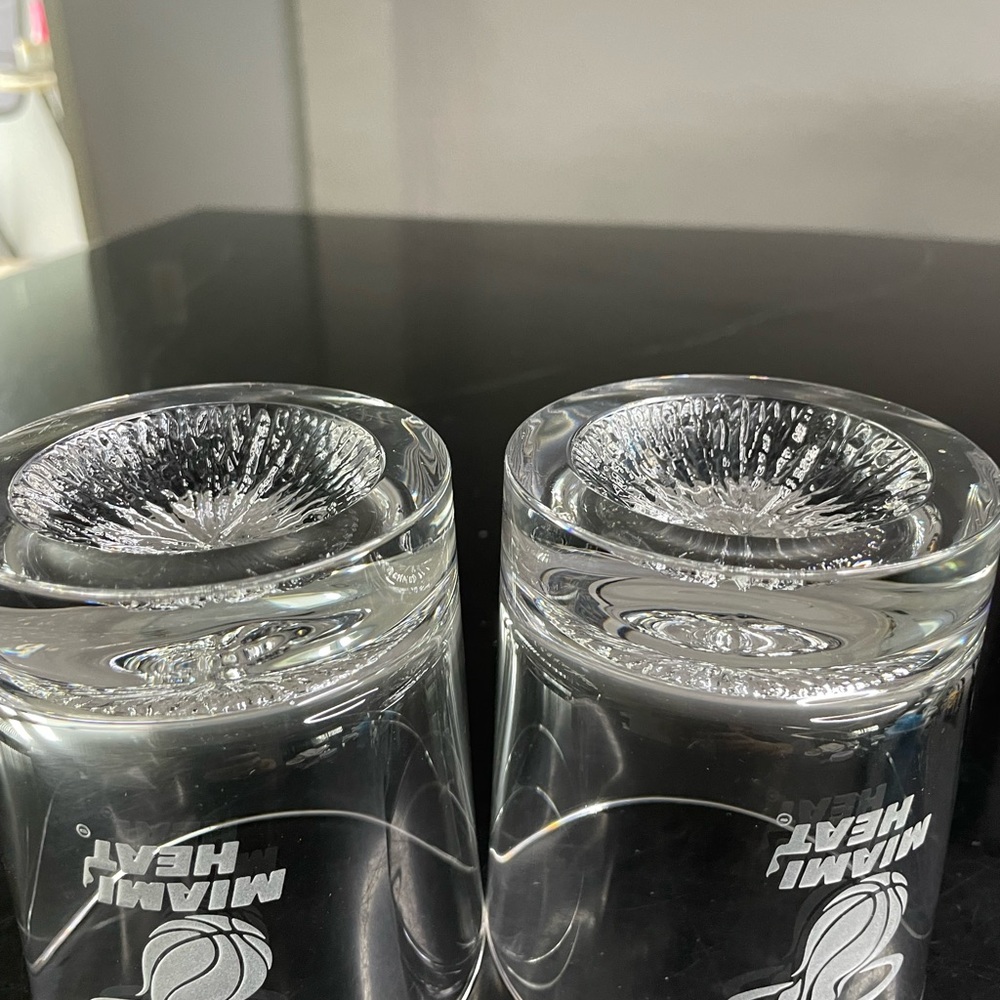 Miami Heat  Rocks Glass Set - Picture 2 of 6